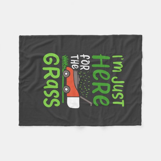 Lawn Mower Fleece Deken (Voorkant (Horizontaal))