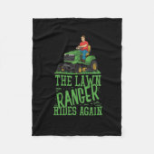 Lawn Mower Fleece Deken (Voorkant)