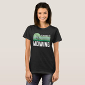 Lawn Mower For Men I'd Rather Be Mowing Landscapin T-shirt (Voorkant volledig)
