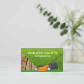 Lawn Mower | Gras | Houtlandschapsarchitectuur Visitekaartje (Staand voorkant)
