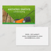 Lawn Mower | Gras | Houtlandschapsarchitectuur Visitekaartje (Voorkant / Achterkant)