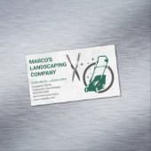 Lawn Mower | Hedge Clippers Magnetisch Visitekaartje (Voorbeeld)