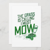 Lawn Mower Kaart (Voorkant / Achterkant)