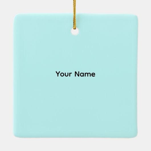 Lawn Mower Keramisch Ornament (Achterkant)