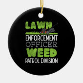 Lawn Mower Keramisch Ornament (Voorkant)