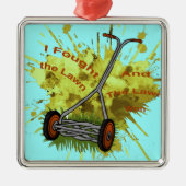 Lawn Mower Keramisch Ornament (Voorkant)