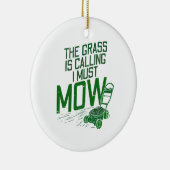 Lawn Mower Keramisch Ornament (Rechts)