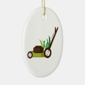 Lawn Mower Keramisch Ornament (Rechts)
