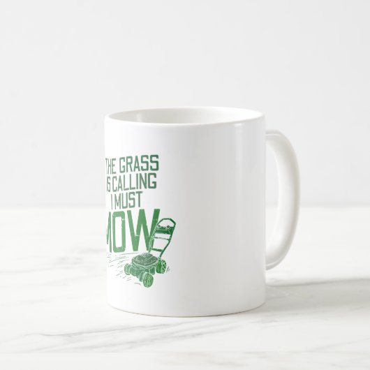 Lawn Mower Koffiemok (Voorkant rechts)