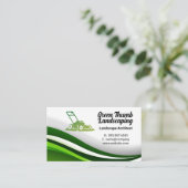 Lawn Mower | Landscaping Architect Visitekaartje (Staand voorkant)