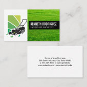 Lawn Mower Landscaping Logo | Grass Visitekaartje (Voorkant / Achterkant)