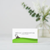 Lawn Mower - Landscaping Visitekaartje (Staand voorkant)
