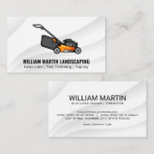 Lawn Mower | Landschappelijke tuinbouw Visitekaartje (Voorkant / Achterkant)