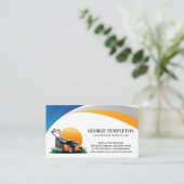 Lawn Mower | Landschappelijke tuinbouw Visitekaartje (Staand voorkant)