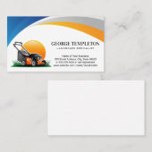 Lawn Mower | Landschappelijke tuinbouw Visitekaartje (Voorkant / Achterkant)