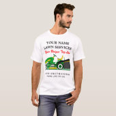 Lawn Mower | Landschapsontwerp | Grondbewaardienst T-shirt (Voorkant volledig)
