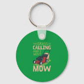 Lawn Mower Lawn Care Sleutelhanger (Voorkant)