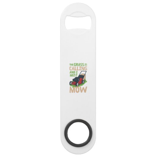 Lawn Mower Lawn Care Speed Flessenopener (Voorkant)