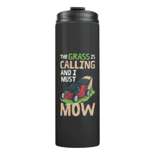 Lawn Mower Lawn Care Thermosbeker