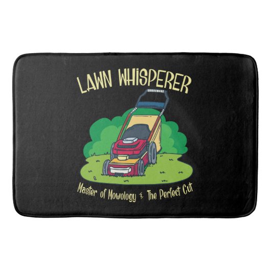 Lawn Mower - Lawn Whisperer Badmat (Voorkant)