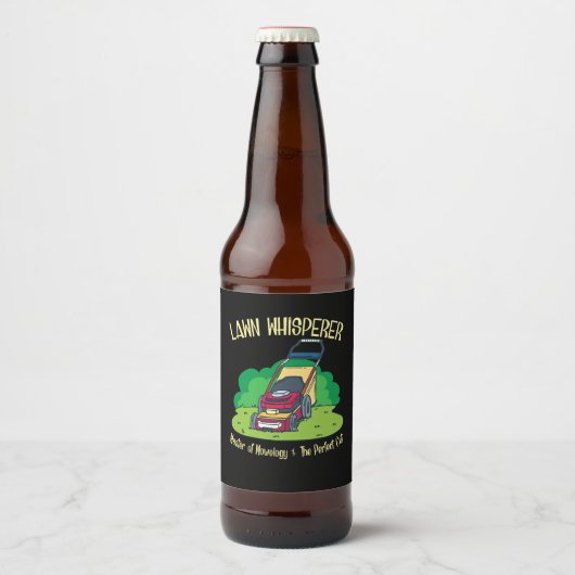 Lawn Mower - Lawn Whisperer Bier Etiket (Voorkant)