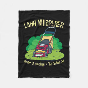 Lawn Mower - Lawn Whisperer Fleece Deken