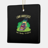 Lawn Mower - Lawn Whisperer Keramisch Ornament (Links)