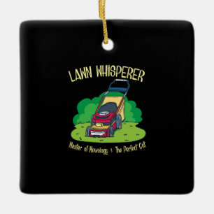 Lawn Mower - Lawn Whisperer Keramisch Ornament