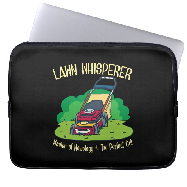 Lawn Mower - Lawn Whisperer Laptop Sleeve (Voorkant)