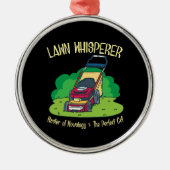 Lawn Mower - Lawn Whisperer Metalen Ornament (Voorkant)