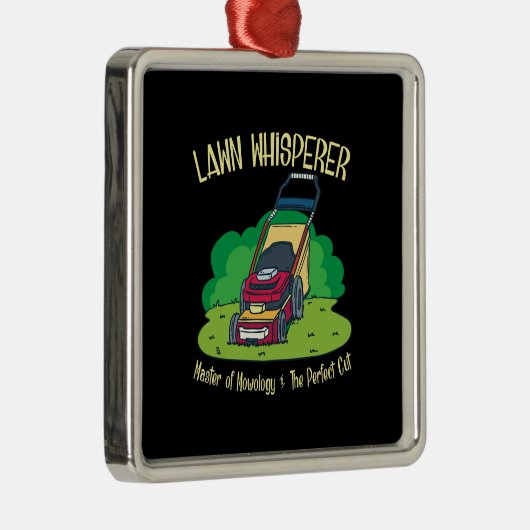 Lawn Mower - Lawn Whisperer Metalen Ornament (Rechts)