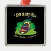 Lawn Mower - Lawn Whisperer Metalen Ornament (Voorkant)