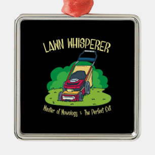 Lawn Mower - Lawn Whisperer Metalen Ornament