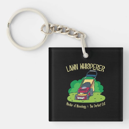 Lawn Mower - Lawn Whisperer Sleutelhanger (Voorkant)