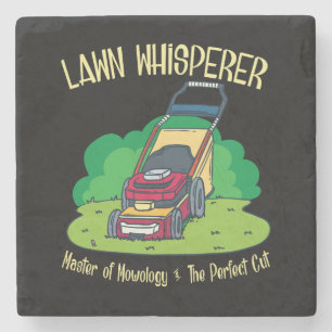 Lawn Mower - Lawn Whisperer Stenen Onderzetter