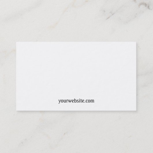 Lawn Mower Logo, Professional Lawn Mowing Visitekaartje (Achterkant)