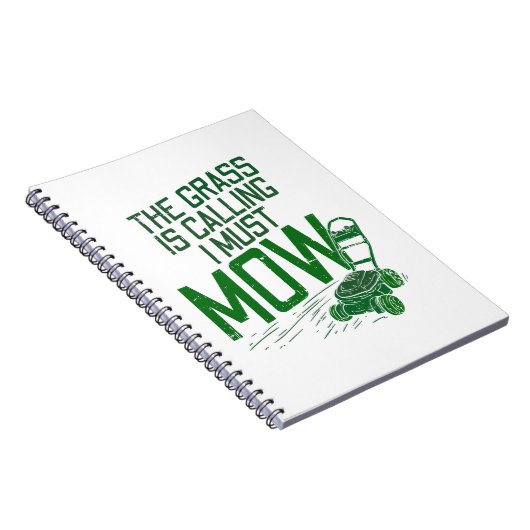 Lawn Mower Notitieboek (Rechterzijde)