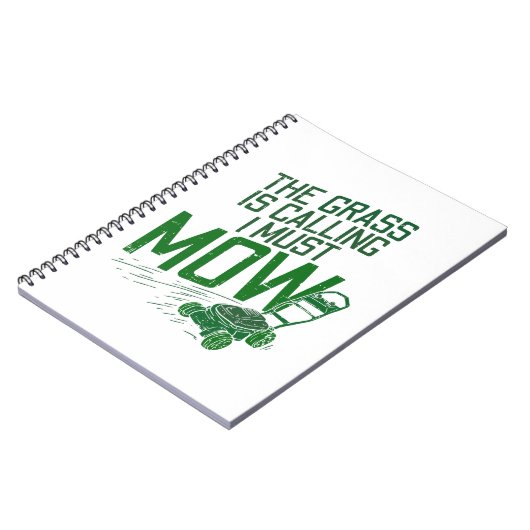 Lawn Mower Notitieboek (Linkerzijde)