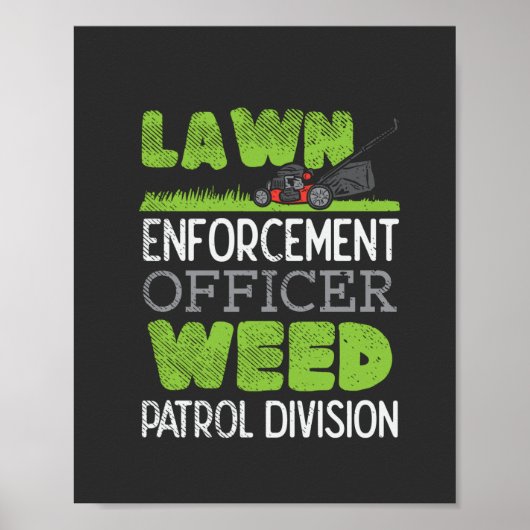 Lawn Mower Poster (Voorkant)