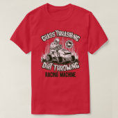 Lawn Mower Racing Machine T-shirt (Design voorkant)