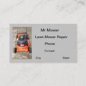 Lawn Mower Repair Visitekaartje (Voorkant)