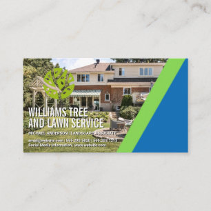 Lawn Mower   Snijkop   Landschap Logo Busine Visitekaartje