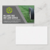 Lawn Mower | Snijkop | Logo landschap Visitekaartje (Voorkant / Achterkant)