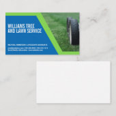 Lawn Mower | Snijkop Visitekaartje (Voorkant / Achterkant)