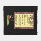 Lawn Mower - Tarief voor starturen Fleece Deken (Voorkant (Horizontaal))