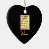 Lawn Mower - Tarief voor starturen Keramisch Ornament (Rechts)