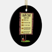 Lawn Mower - Tarief voor starturen Keramisch Ornament (Rechts)