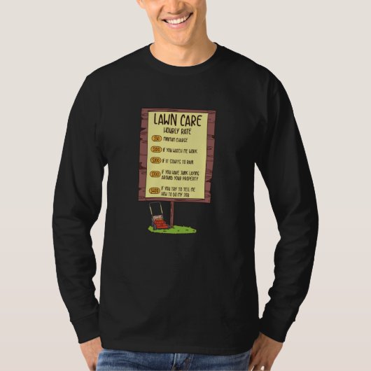 Lawn Mower - Tarief voor starturen T-shirt (Voorkant)