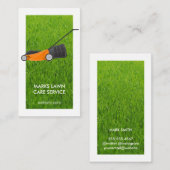 Lawn Mower | Verzorging voor eigen gebruik | Booms Visitekaartje (Voorkant / Achterkant)