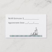 Lawn Mowing Business Afsprakenkaartje (Achterkant)